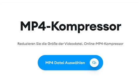 mp4 video komprimieren online kostenlos